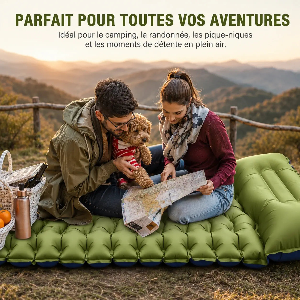 Matelas de Camping Gonflable