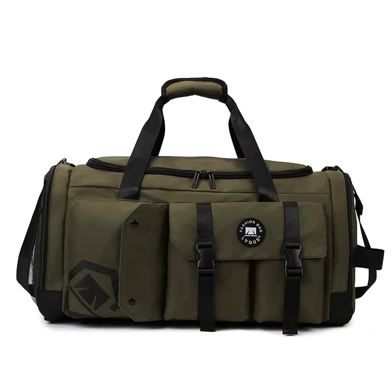 Sac de sport 55 cm 3-en-1 – compartiment chaussures, imperméable