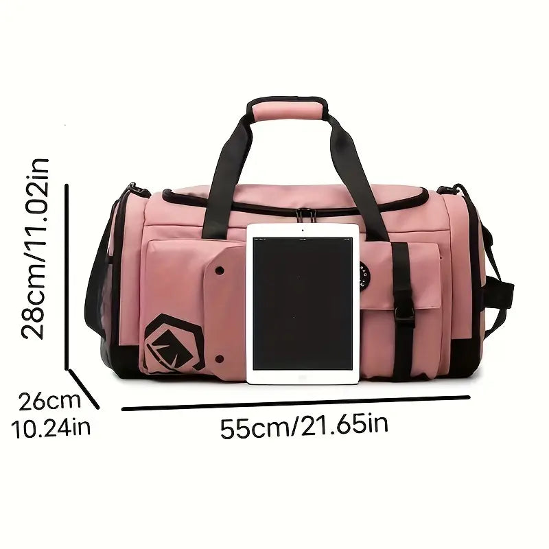 Sac de sport 55 cm 3-en-1 – compartiment chaussures, imperméable