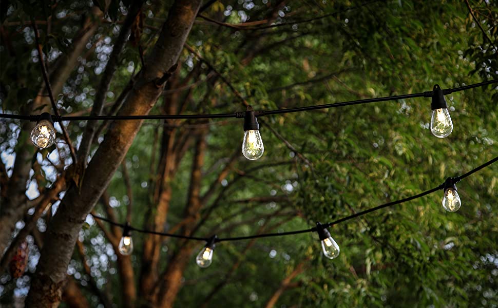 Guirlande solaire de 15M & 15+1 Ampoules