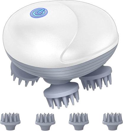 Masseur Cuir Chevelu (LED rouge + chaleur) — 5-en-1