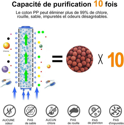 Pommeau de Douche Filtrant