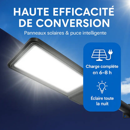 Projecteur Solaire LED 400W 12000 lm avec Détecteur