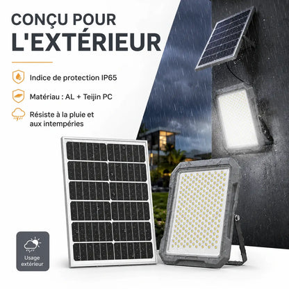 Projecteur Solaire LED 800W IP65 avec Télécommande