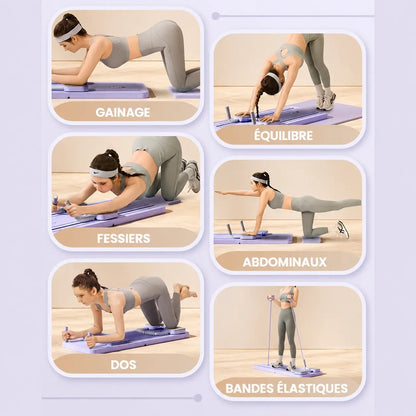 Planche Fitness Pliable Multifonction | Pilates, Gainage & Renforcement Musculaire