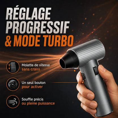 Souffleur Turbo X7 Pro – 90 000 RPM | Sans Fil & Ultra Compact