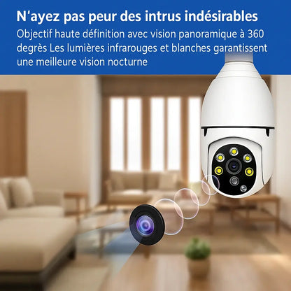 Caméra Ampoule WiFi 2MP