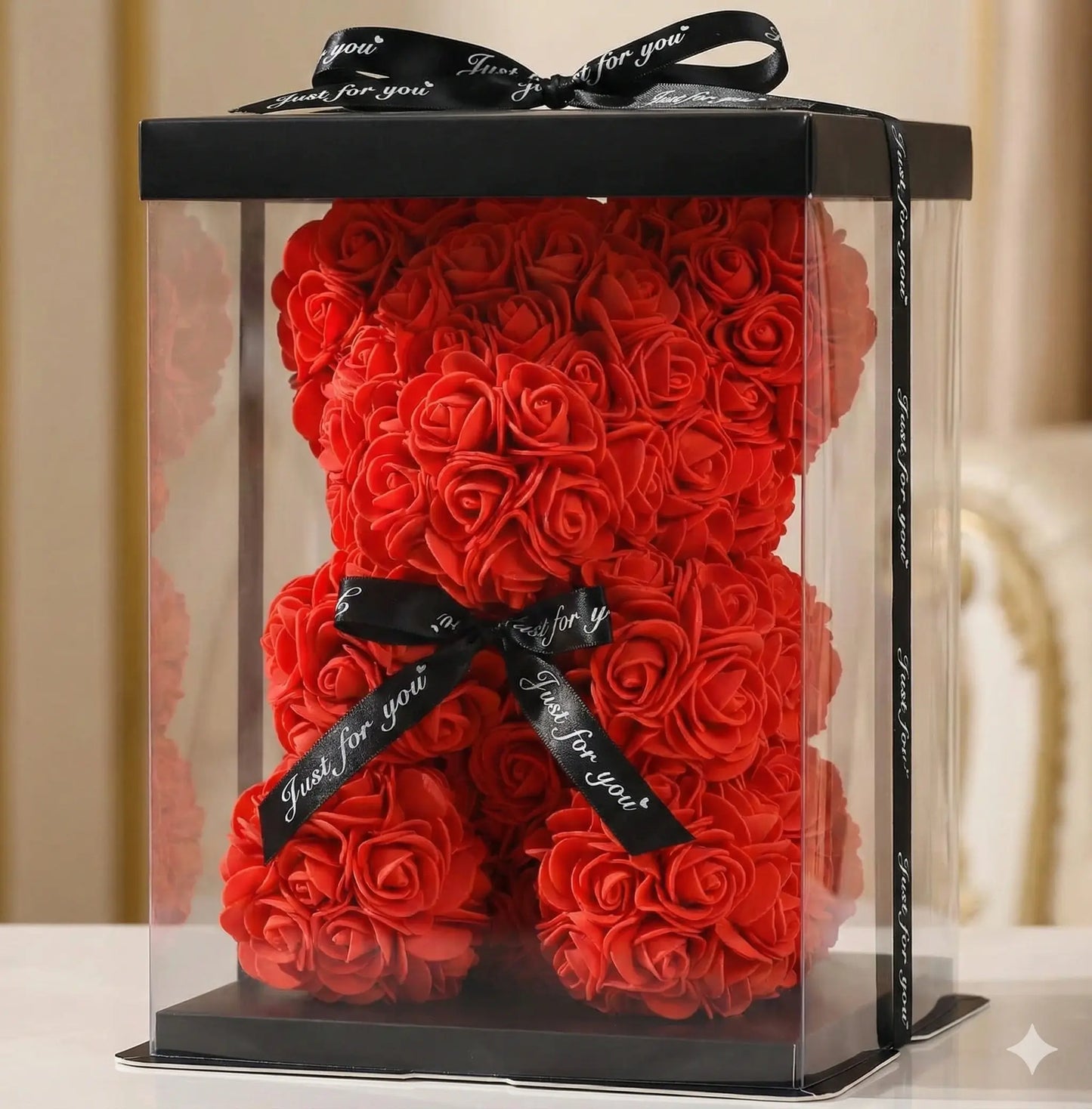 Ours en Roses Éternelles – Le Cadeau d’Amour Inoubliable