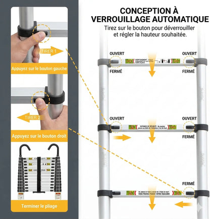 Echelle télescopique - 3.8 mètres