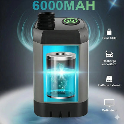 Douche Portable Rechargeable 6000 mAh – 4 Modes