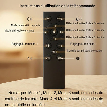 Lampe Solaire Double Soucoupe 2400lm