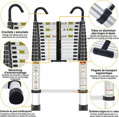 Echelle télescopique - 3.8 mètres