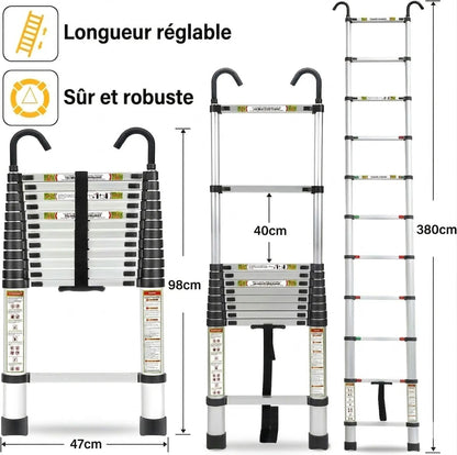 Echelle télescopique - 3.8 mètres