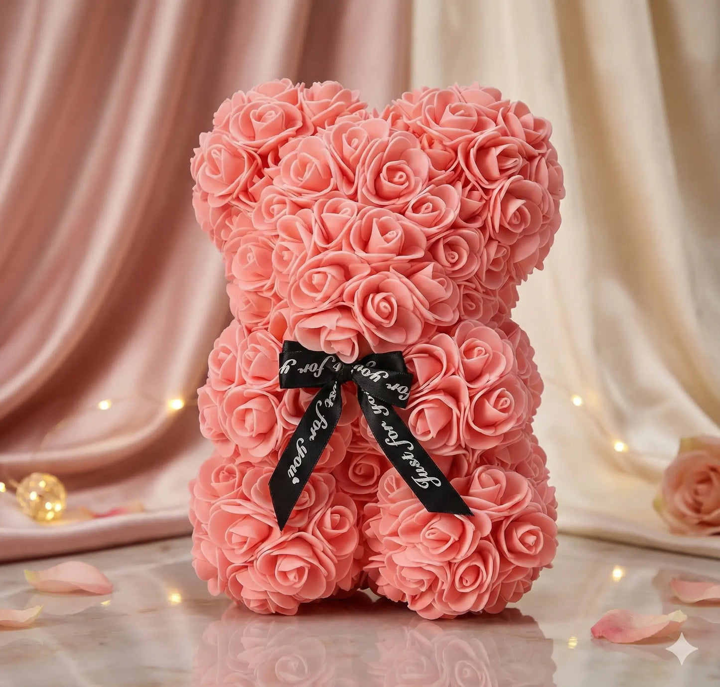 Ours en Roses Éternelles – Le Cadeau d’Amour Inoubliable