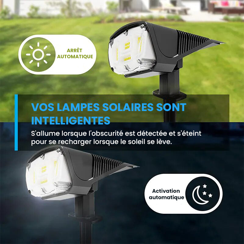 PROJECTEUR SOLAIRE DE JARDIN
