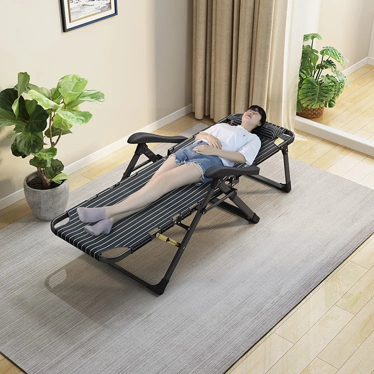 Chaise pliante lit picot avec réglage