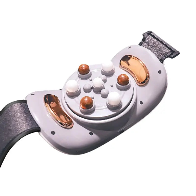 Ceinture de massage abdominale Shiatsu – Chauffe & vibration (sans fil)