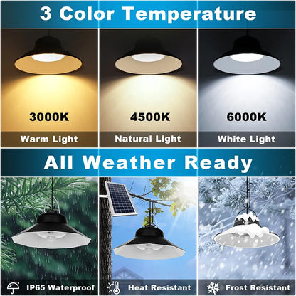 Lampe Solaire Double Soucoupe 2400lm