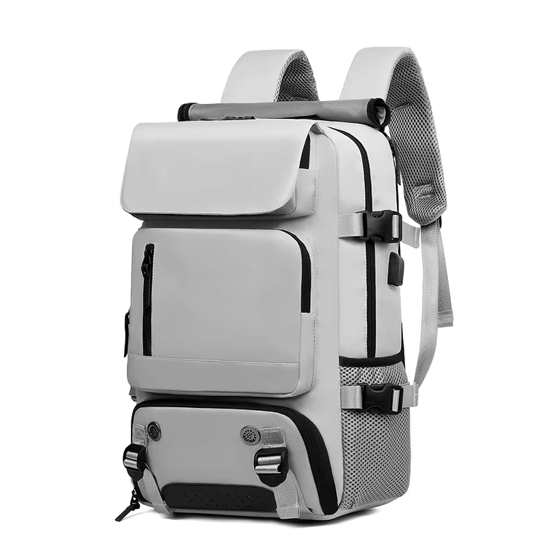 Sac de Voyage 3-en-1 Imperméable – Port USB & Compartiment Chaussures