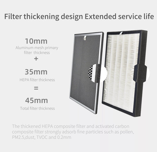 Filtre G06 de rechange du Purificateur d'air pour grande pièce