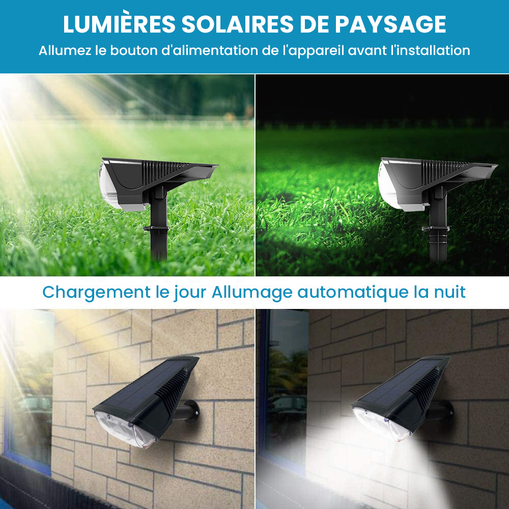 PROJECTEUR SOLAIRE DE JARDIN