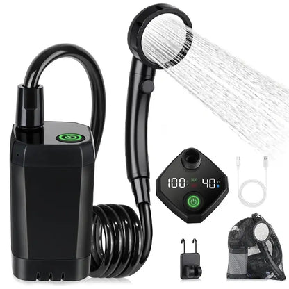 Douche Portable Rechargeable 6000 mAh – 4 Modes