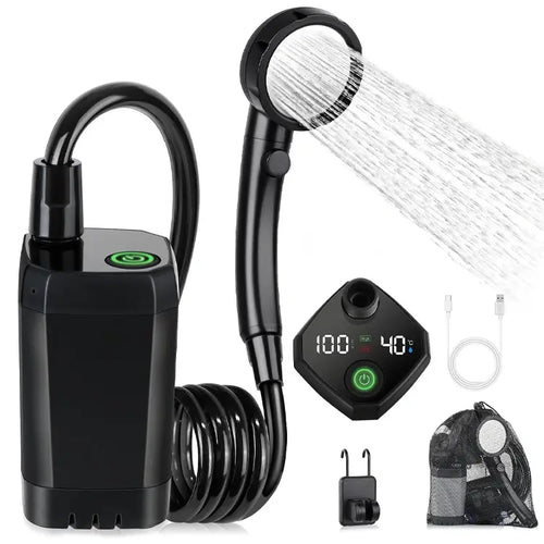 Douche Portable Rechargeable 6000 mAh – 4 Modes