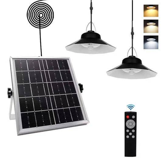 Lampe Solaire Double Soucoupe 2400lm