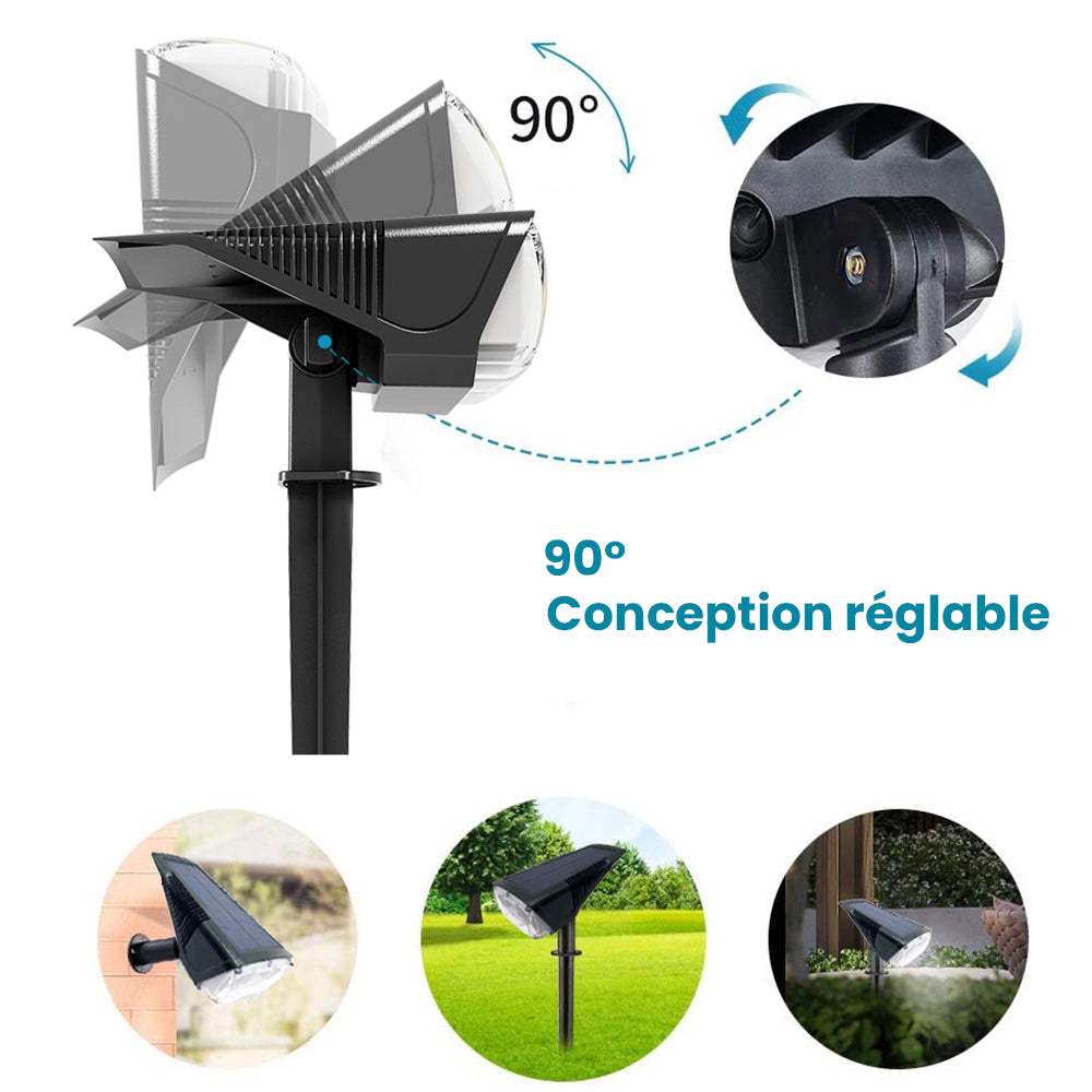 PROJECTEUR SOLAIRE DE JARDIN