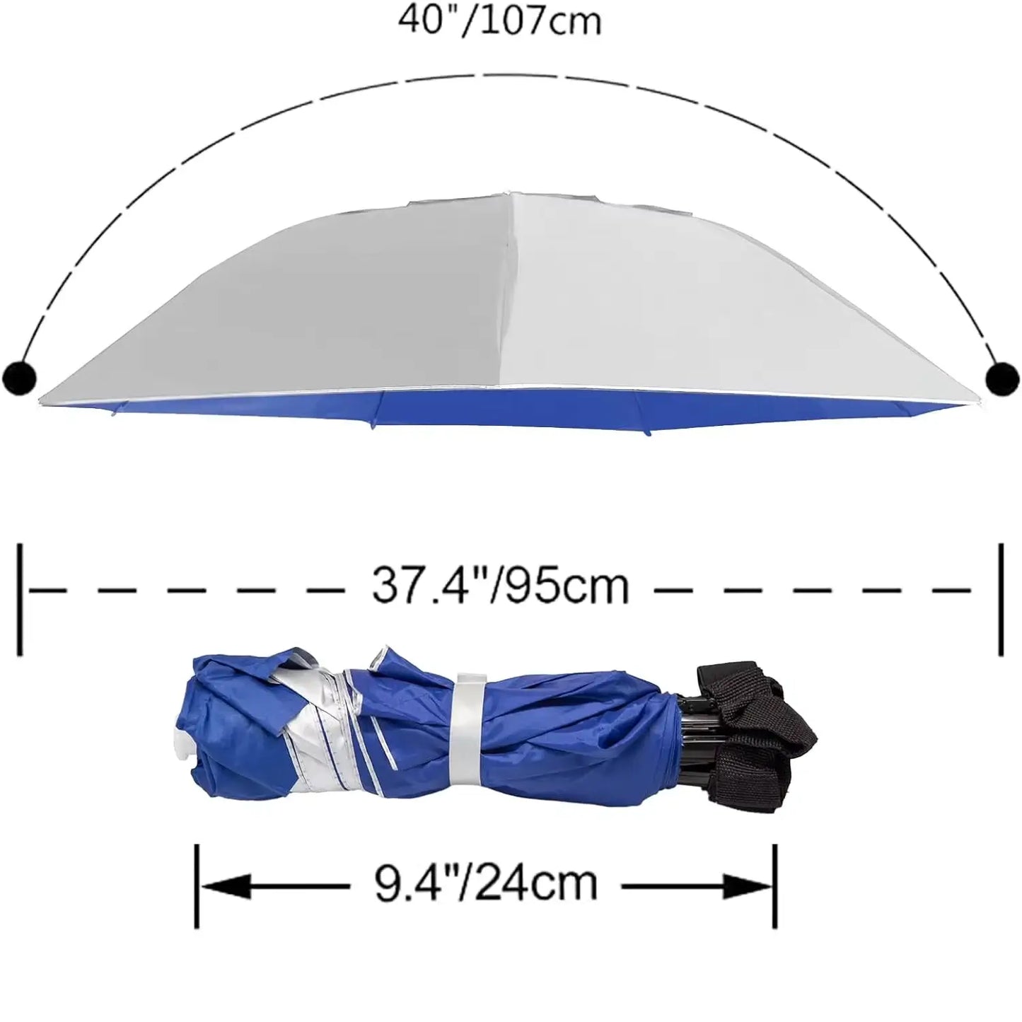 Chapeau Parapluie Mains Libres