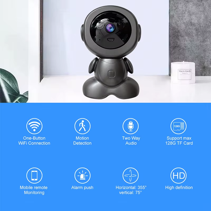 Caméra de Surveillance Intérieure WiFi Robot