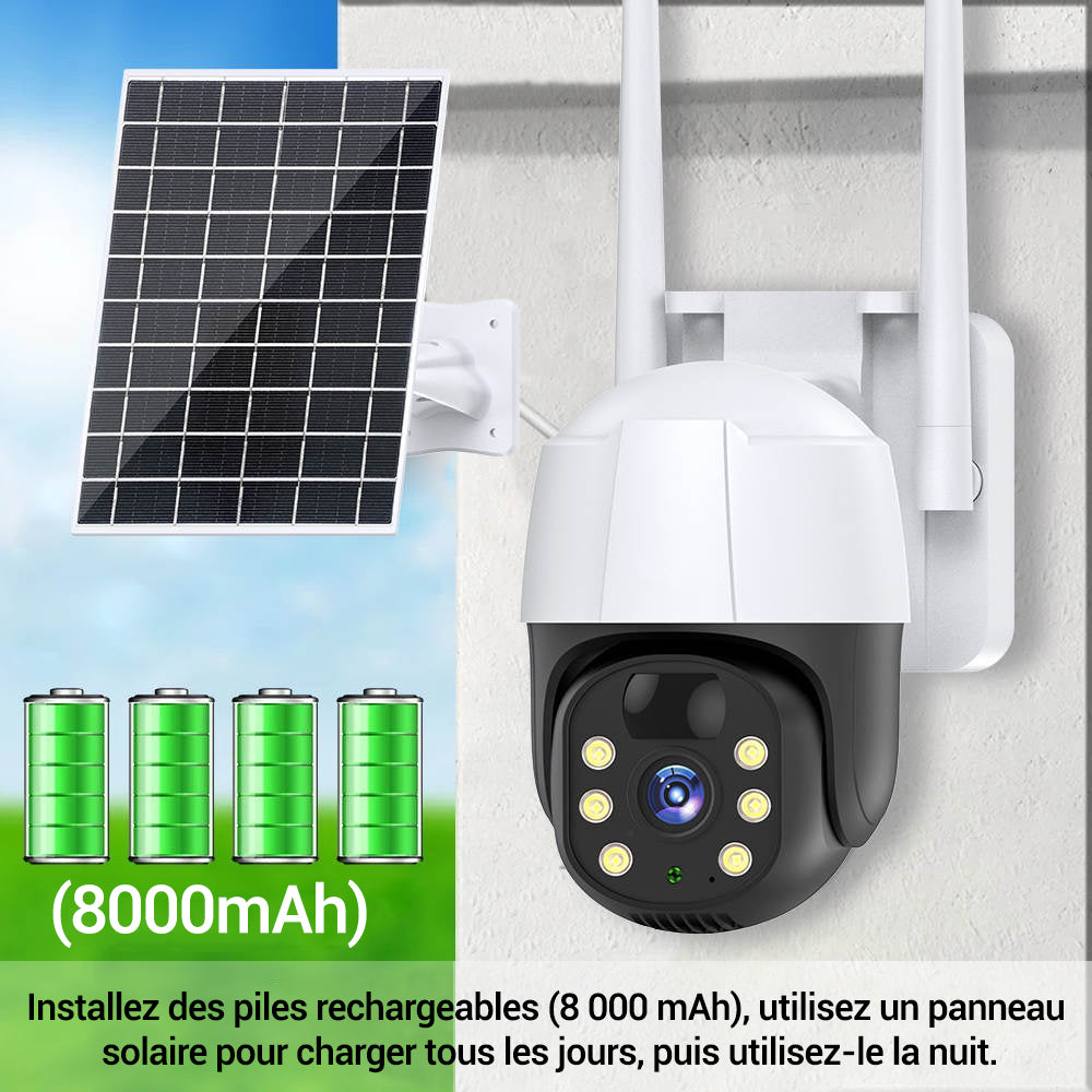 Caméra de sécurité solaire 3MP