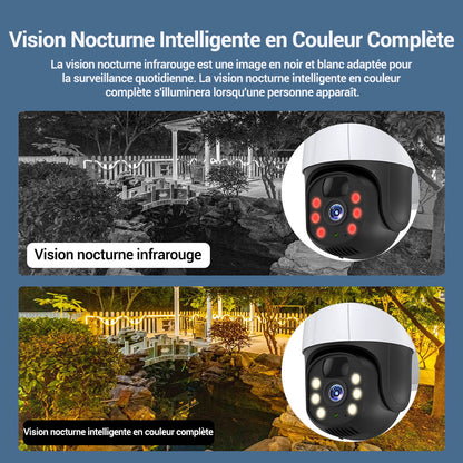 Caméra de sécurité solaire 3MP