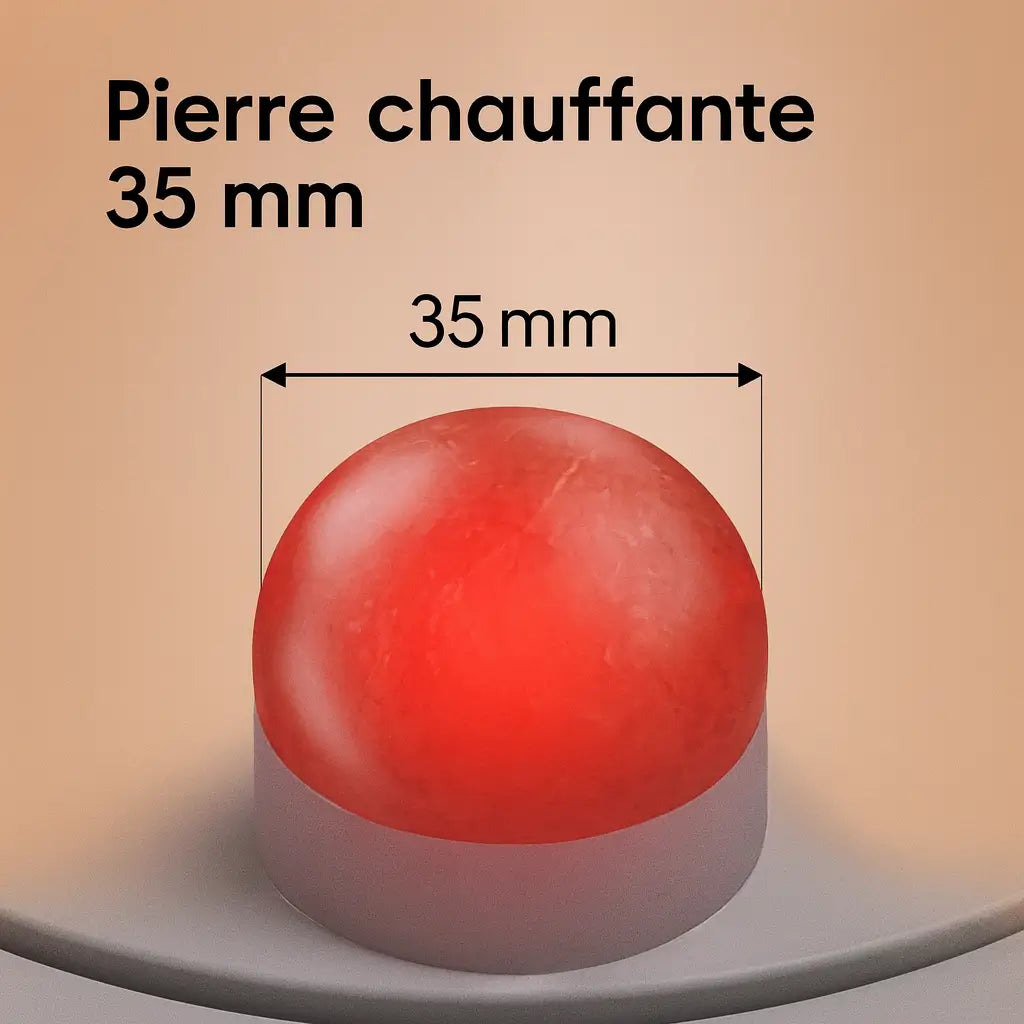 Ceinture de massage abdominale Shiatsu – Chauffe & vibration (sans fil)