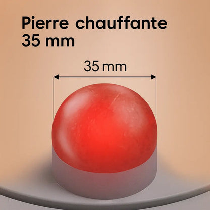 Ceinture de massage abdominale Shiatsu – Chauffe & vibration (sans fil)